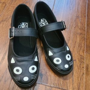 Kitty black Mary Jane shoes